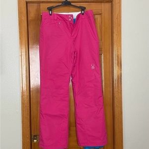 Spyder Ski Snow Winter Pants - Pink Size 10 - skiing, snowboarding, sledding